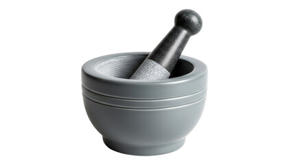 Isolated Mortar and Pestle
