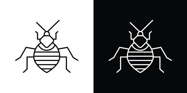 Bedbug icon. pictogram. flat vector sign. Vector Eps 10