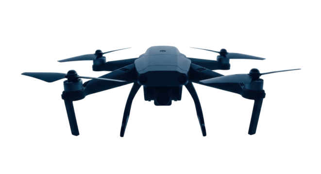 Isolated Modern Drone