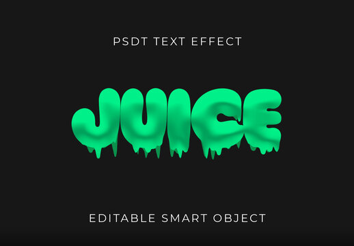 Liquid Paint Script Text Effect