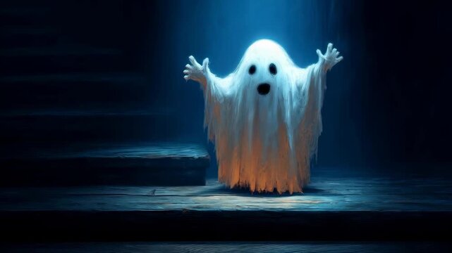 Ghostly Apparition in the Dark