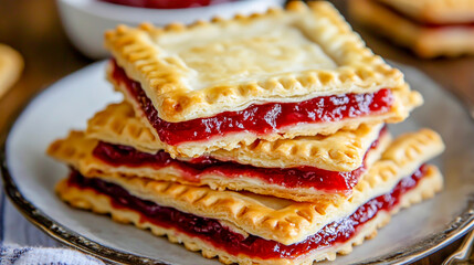 homemade pop tarts with fruit filling