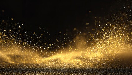 Abstract gold glitter background