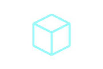 Realistic vector depiction of interconnected blockchain shapes, representing isometric blockchain and cryptocurrency technology