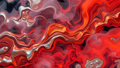 Fototapeta premium Molten Metal Flow