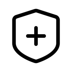 Add Shield line icon