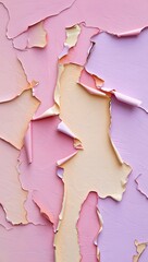 Pastel pink paint peeling texture background aesthetic wallpaper for graphic design use