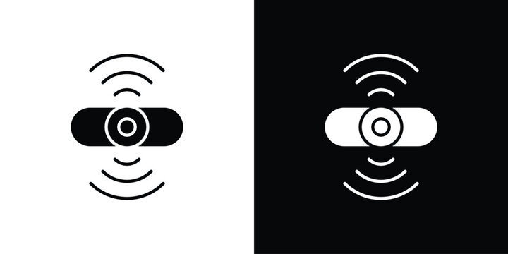 Sensor icon collection. Vector icon design template