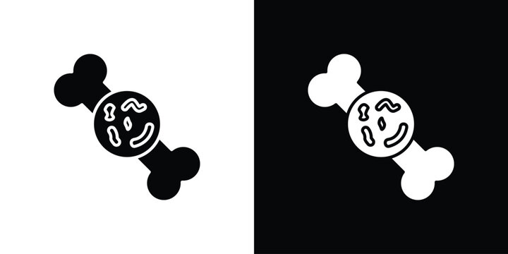 Multiple myeloma icon collection. Vector icon design template