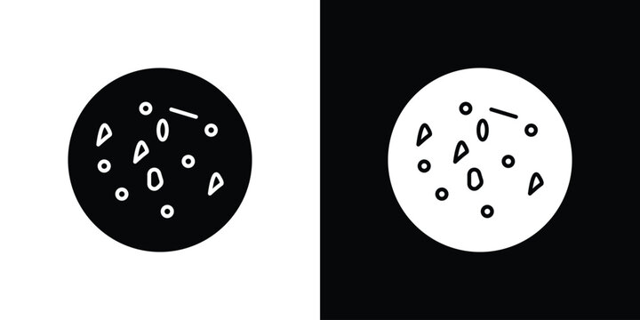 Leukemia icon collection. Vector icon design template