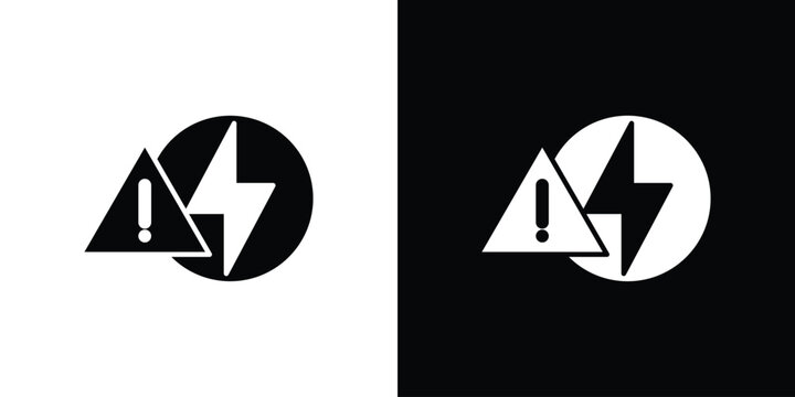 Electric Problem icon collection. Vector icon design template