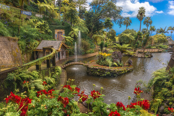 Fountains in the Jardim Monte Palace Madeira - Funchal