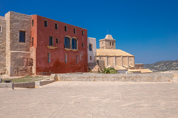 The historical downtown of Ibiza - Balearic Islands