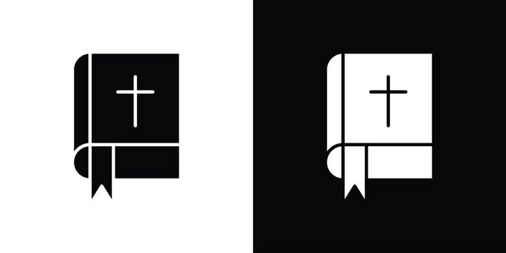 Bible icon collection. Vector icon design template