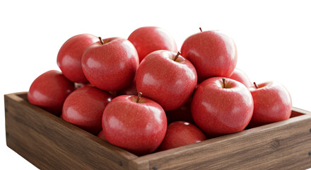 red apples on a wooden table