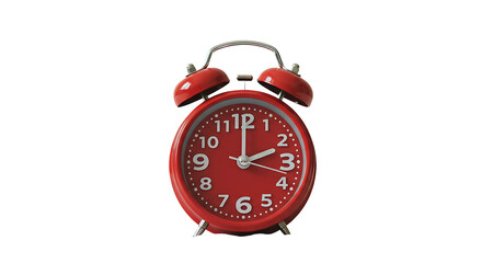 red alarm clock