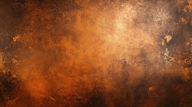 Distressed Copper Texture: Rich Patina Dark Edges and Metallic Sheen.