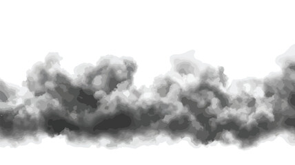 Elegant Smoke Background on White and Black