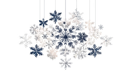 Elegant Snowflake Christmas Chandelier