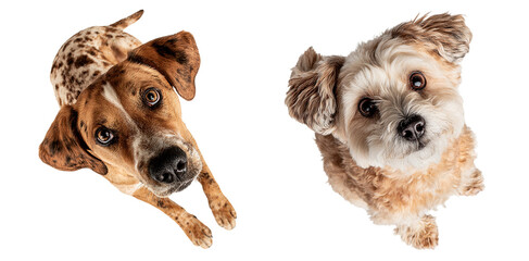 Group of dogs clipart collection