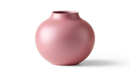 Modern decor object mockup in guava pink, perfect for interior design, advertising or packaging projects