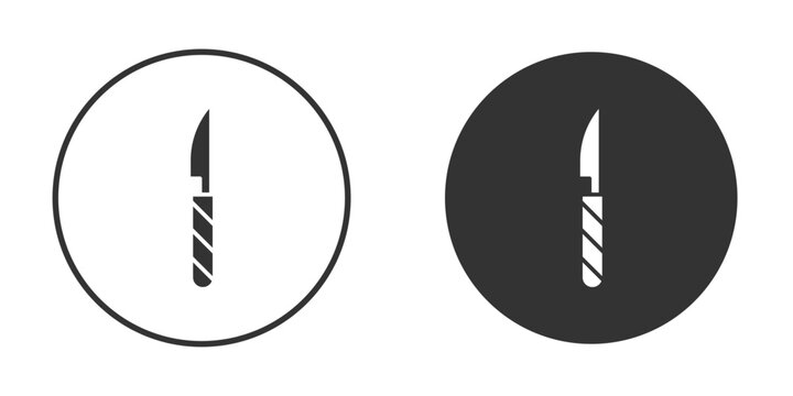 Scalpel icon. Black filled vector illustration. vector logo template