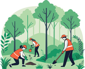 Forest Conservation Volunteers | Tree Planting Volunteer Event