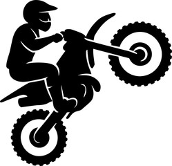 Fototapeta premium Motocross Rider SVG Cut Files for Cricut & Silhouette