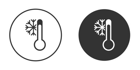 Cold icon. Black filled vector illustration. vector logo template