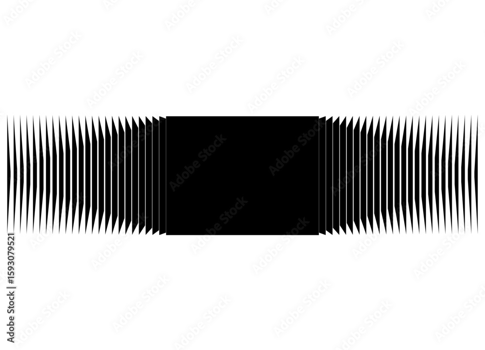 Poster stripe for text. vector dynamic pattern of black lines on a white background. vector background. des