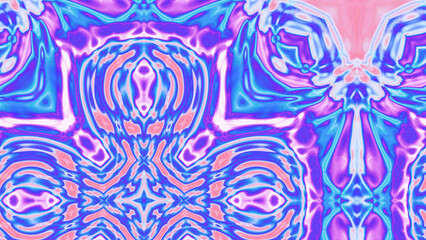 Abstract Radiant Burst with Soft Grain Texture, Symmetrical Glow Pattern in Psychedelic Style, Radiating Circular Abstract with Subtle Noise, Kaleidoscopic Starburst with Gradient Flow