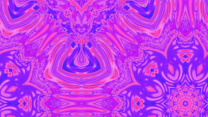 Abstract Radiant Burst with Soft Grain Texture, Symmetrical Glow Pattern in Psychedelic Style, Radiating Circular Abstract with Subtle Noise, Kaleidoscopic Starburst with Gradient Flow