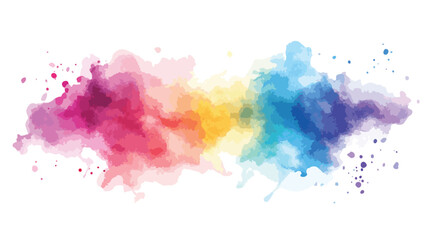 Obraz premium Vibrant Rainbow Tie Dye Watercolor Background