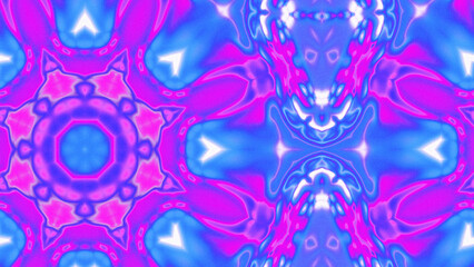 Abstract Radiant Burst with Soft Grain Texture, Symmetrical Glow Pattern in Psychedelic Style, Radiating Circular Abstract with Subtle Noise, Kaleidoscopic Starburst with Gradient Flow