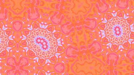 Abstract Radiant Burst with Soft Grain Texture, Symmetrical Glow Pattern in Psychedelic Style, Radiating Circular Abstract with Subtle Noise, Kaleidoscopic Starburst with Gradient Flow