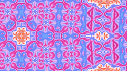 Abstract Radiant Burst with Soft Grain Texture, Symmetrical Glow Pattern in Psychedelic Style, Radiating Circular Abstract with Subtle Noise, Kaleidoscopic Starburst with Gradient Flow