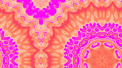 Abstract Radiant Burst with Soft Grain Texture, Symmetrical Glow Pattern in Psychedelic Style, Radiating Circular Abstract with Subtle Noise, Kaleidoscopic Starburst with Gradient Flow