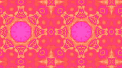 Abstract Radiant Burst with Soft Grain Texture, Symmetrical Glow Pattern in Psychedelic Style, Radiating Circular Abstract with Subtle Noise, Kaleidoscopic Starburst with Gradient Flow