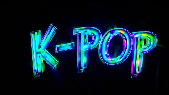 East Asian Popular Music Terminology on Dark Background