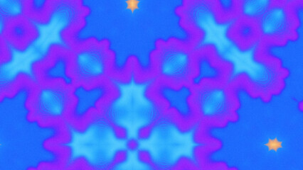 Abstract Radiant Burst with Soft Grain Texture, Symmetrical Glow Pattern in Psychedelic Style, Radiating Circular Abstract with Subtle Noise, Kaleidoscopic Starburst with Gradient Flow