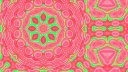 Abstract Radiant Burst with Soft Grain Texture, Symmetrical Glow Pattern in Psychedelic Style, Radiating Circular Abstract with Subtle Noise, Kaleidoscopic Starburst with Gradient Flow