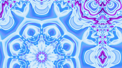 Abstract Radiant Burst with Soft Grain Texture, Symmetrical Glow Pattern in Psychedelic Style, Radiating Circular Abstract with Subtle Noise, Kaleidoscopic Starburst with Gradient Flow