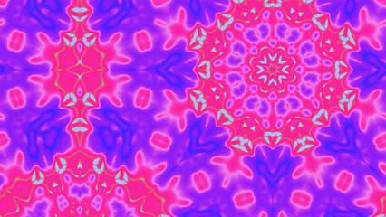 Abstract Radiant Burst with Soft Grain Texture, Symmetrical Glow Pattern in Psychedelic Style, Radiating Circular Abstract with Subtle Noise, Kaleidoscopic Starburst with Gradient Flow