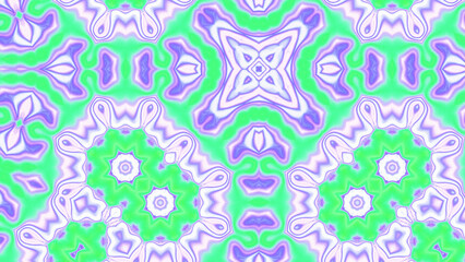 Abstract Radiant Burst with Soft Grain Texture, Symmetrical Glow Pattern in Psychedelic Style, Radiating Circular Abstract with Subtle Noise, Kaleidoscopic Starburst with Gradient Flow