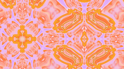 Fototapeta premium Abstract Radiant Burst with Soft Grain Texture, Symmetrical Glow Pattern in Psychedelic Style, Radiating Circular Abstract with Subtle Noise, Kaleidoscopic Starburst with Gradient Flow