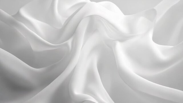 A detailed view of a white cloth with subtle texture and folds