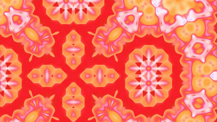Fototapeta premium Abstract Radiant Burst with Soft Grain Texture, Symmetrical Glow Pattern in Psychedelic Style, Radiating Circular Abstract with Subtle Noise, Kaleidoscopic Starburst with Gradient Flow