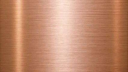 The polished copper metal texture background features brushed lines and a shiny surface, perfect for industrial and modern designs