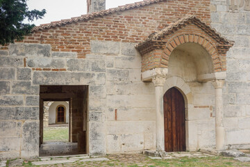 Fototapeta premium Pojan, Albania - 05.08.2025: Monastery of Saint Mary at Apollonia Archaeological Park