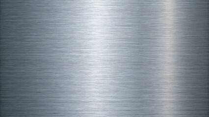 A brushed metal texture creates a modern and industrial background with its smooth, reflective surface